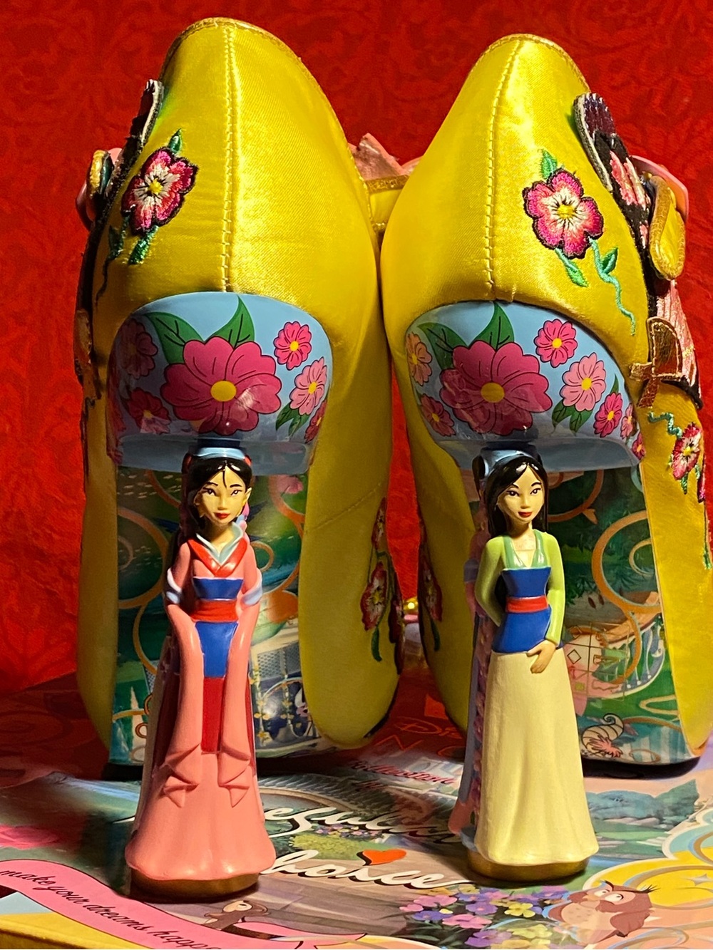 Irregular Choice Disney Princess”Let Your True Self Shine” special heels MULAN,8 - Picture 4 of 14